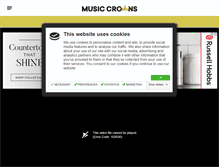 Tablet Screenshot of musiccrowns.org